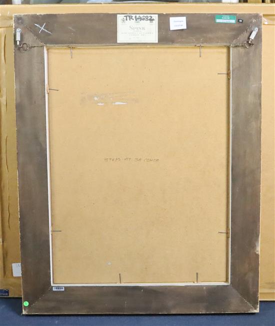 § Edward Brian Seago (1910-1974) Steps at Sa Conca 23.5 x 17.75in.